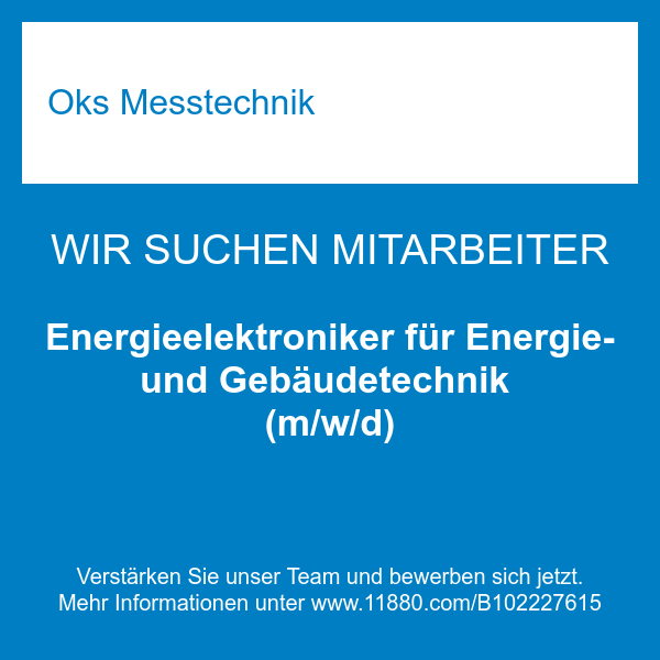 Energieelektroniker für Energie- und Gebäudetechnik (m/w/d)