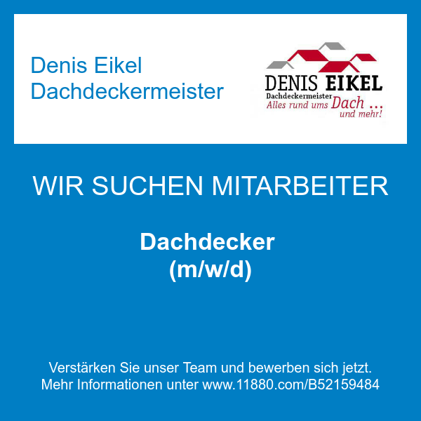 Dachdecker (m/w/d)