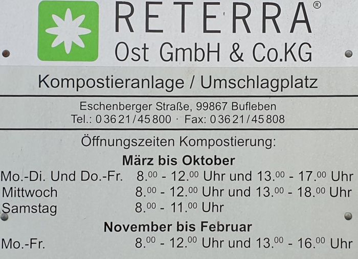 RETERRA Ost GmbH & Co. KG // Niederlassung Bufleben