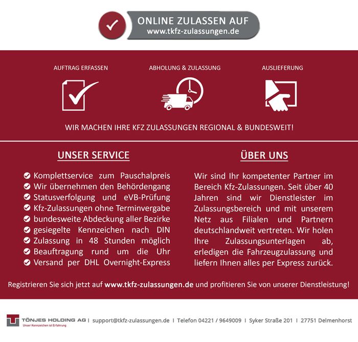 Autoschilder & Zulassungen Jürgen Schmidt Köthen