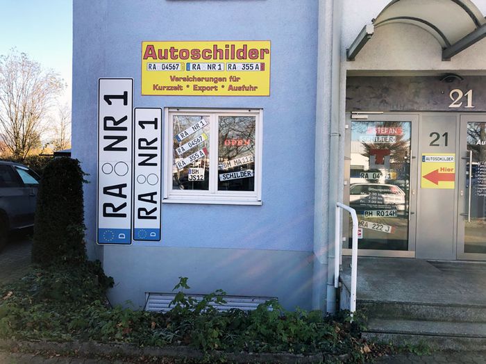 Autoschilder & Zulassungen Tönjes Bühl-Baden