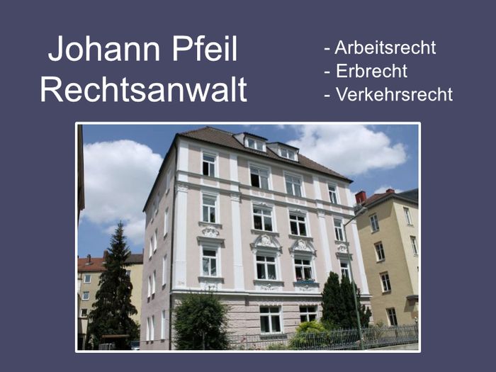 Johann Pfeil Rechtsanwalt