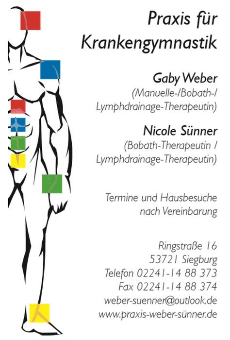 Praxis für Krankengymnastik Gaby Weber & Nicole Sünner