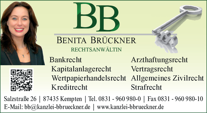 Brückner Benita, Rechtsanwältin