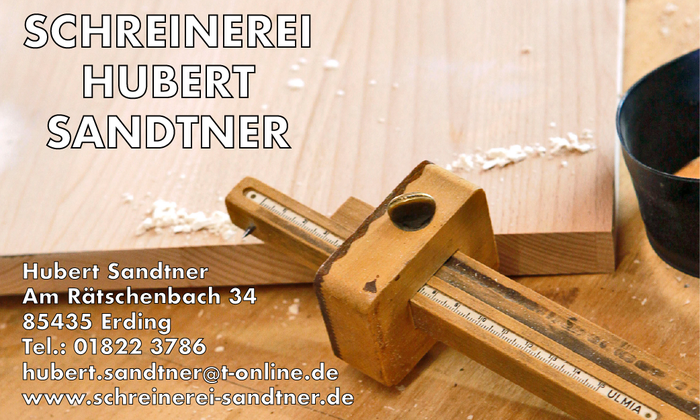 Schreinerei, möbel & mehr Hubert Sandtner