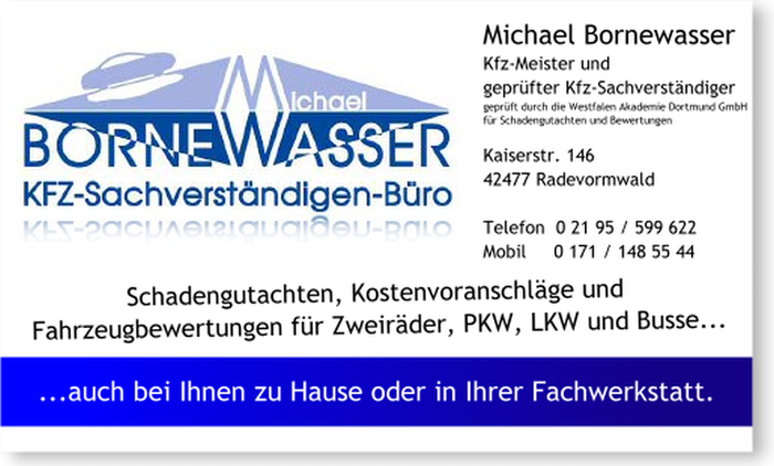 Michael Bornewasser / Kfz-Sachverständigen-Büro