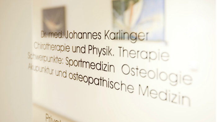 Praxis Dr. med. Johannes Karlinger Facharzt für Orthopädie