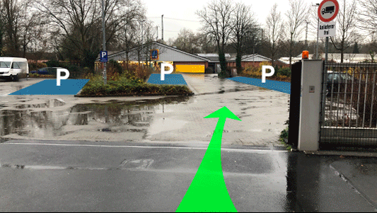 ampido Parkplatz Volksgarten Düsseldorf