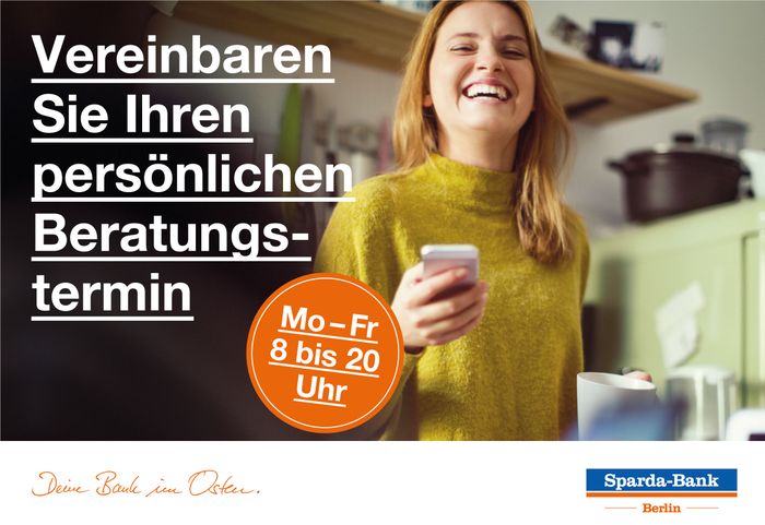 Sparda-Bank Berlin eG - Nur Kundenberatung und nur nach Terminvereinbarung