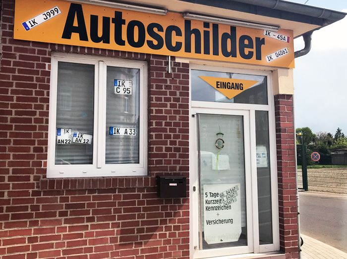 Autoschilder & Zulassungen ZZT Dresden