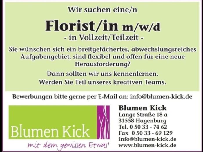 Blumen Kick / Günter Kick
