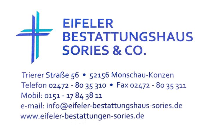 Eifeler Bestattungshaus Sories & Co. Inh. Frau Andrea Sories