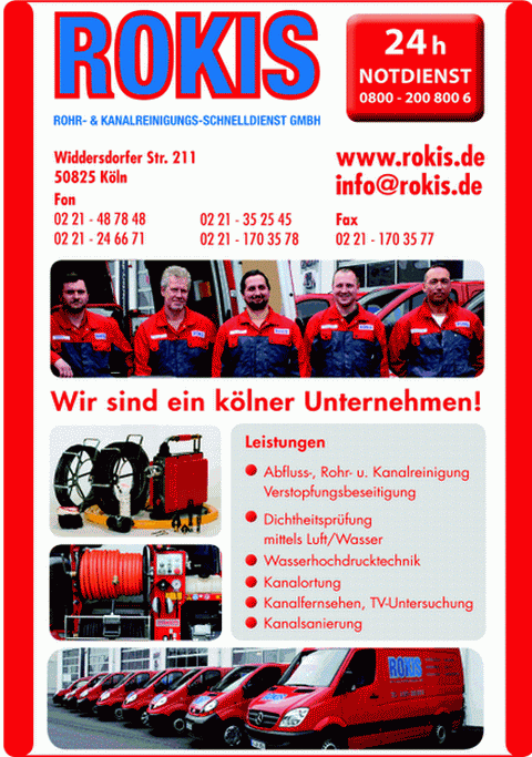 ROKIS Rohr- und Kanalreinigungs Schnelldienst GmbH