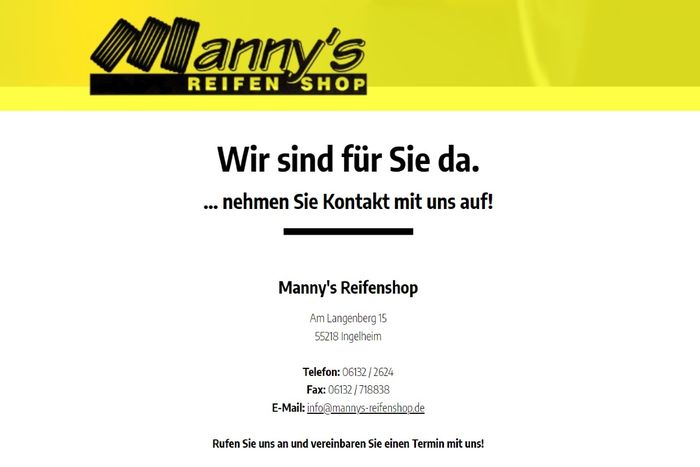Manny's Reifenshop