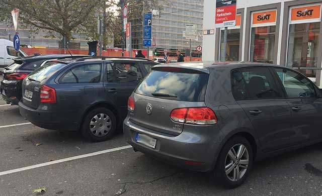 DB BahnPark Parkplatz Hauptbahnhof Kurzzeitparkplatz P1